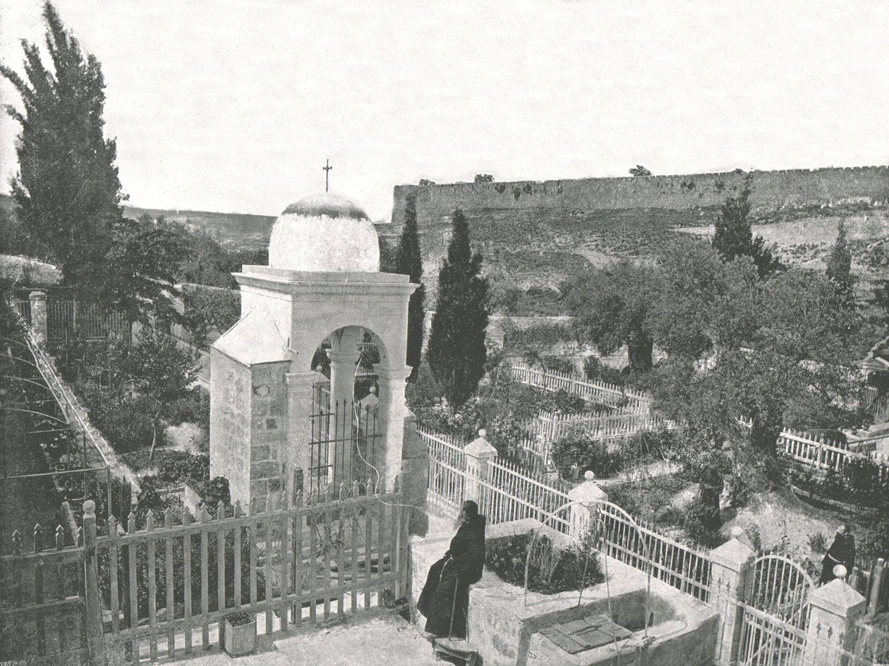 De tuin van Getsemane, Jeruzalem, Palestina, 1895 door W and S Ltd