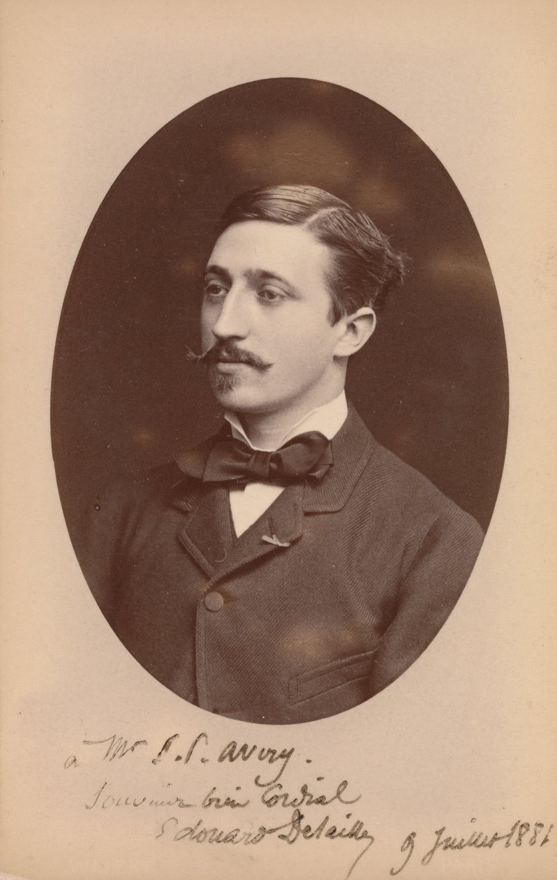 Édouard Detaille, 1870s door Walery Frères