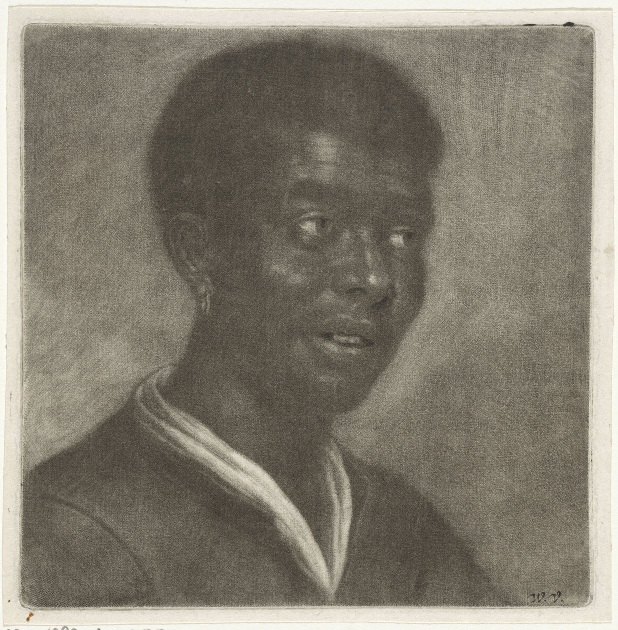 Hoofd van een Zwarte Man, c.1660-70 door Wallerant Vaillant