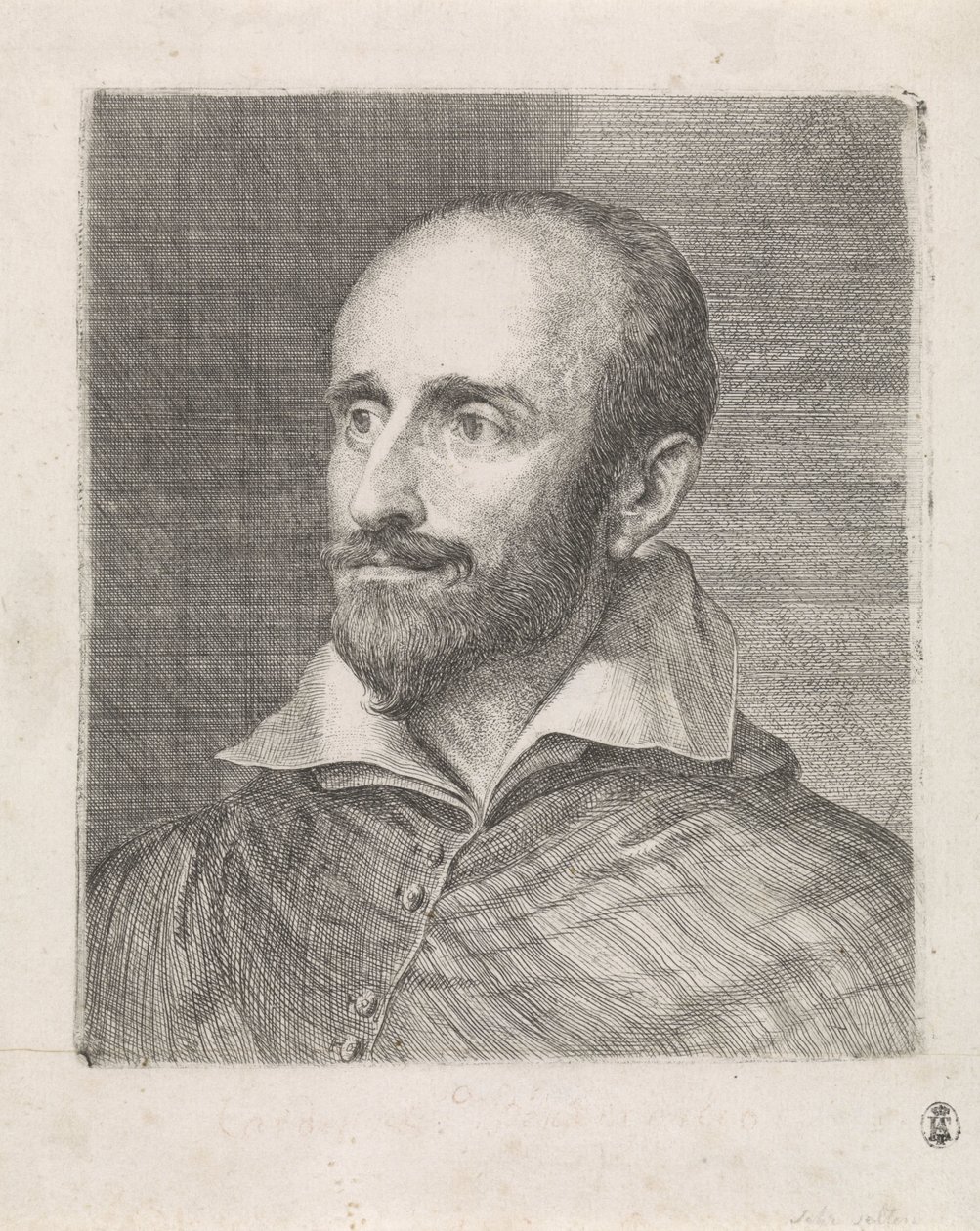 Portret van kardinaal Guido Bentivoglio door Wallerant Vaillant