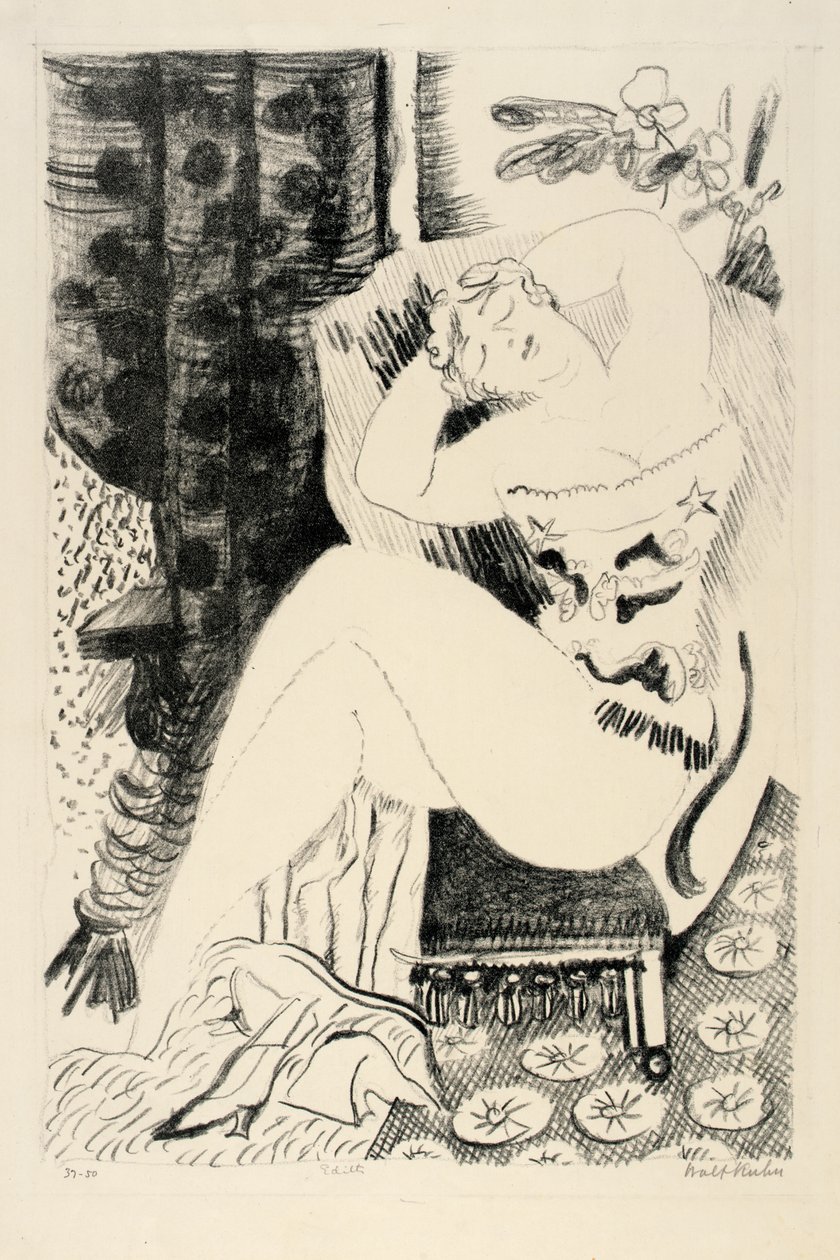 Edith door Walt Kuhn
