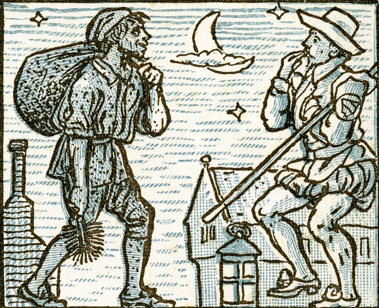 De schoorsteenveger, liedillustratie voor 