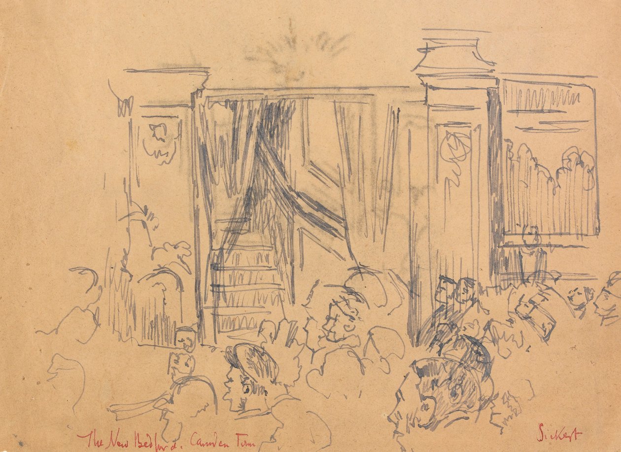 The New Bedford, Camden Town door Walter Richard Sickert