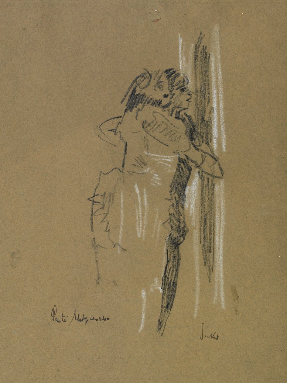 Twee staande figuren, ca. 1907 door Walter Richard Sickert