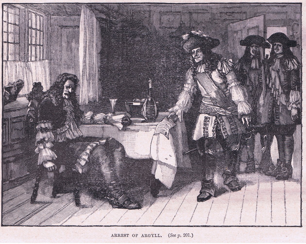 Arrestatie van Argyll AD 1661 door Walter Stanley Paget
