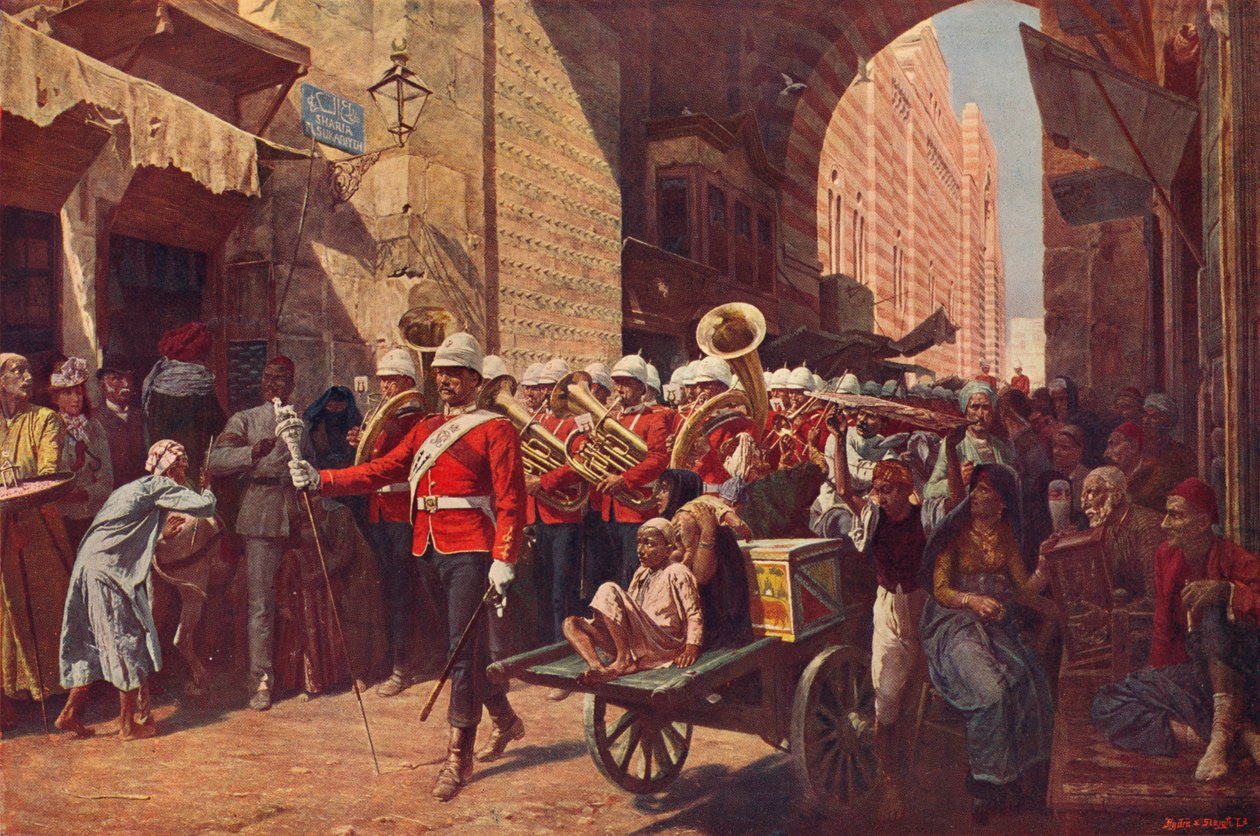 Een vriendelijke macht in Egypte, 1906 door Walter Charles Horsley