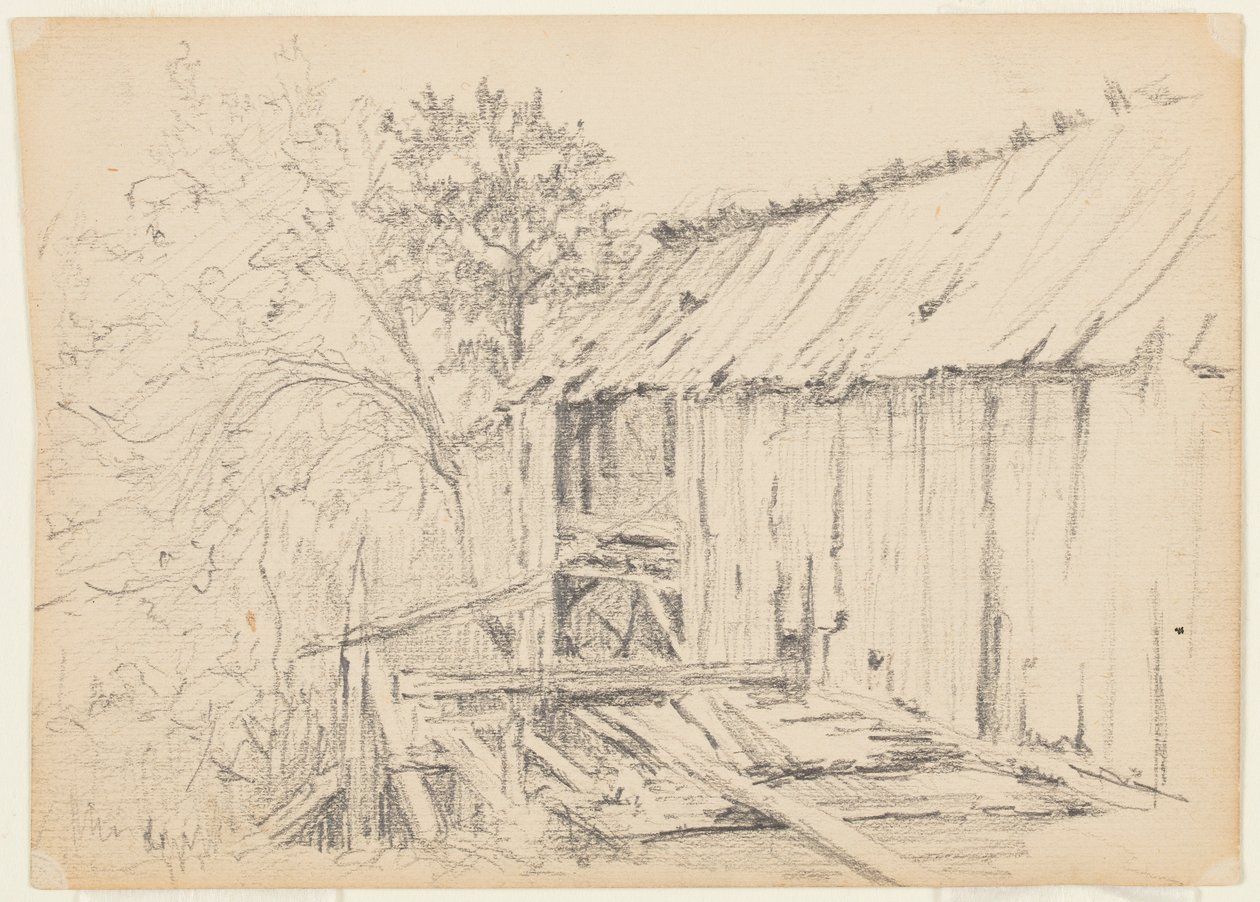 Ruïne van een molen door Walter Clark