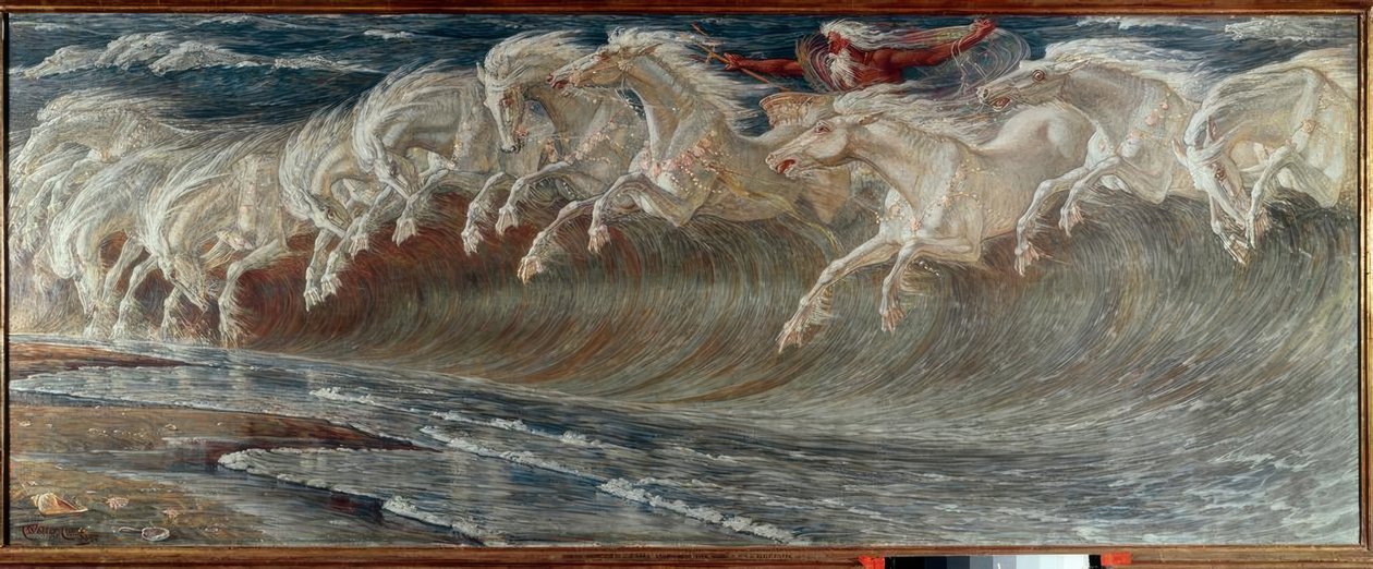 De paarden van Neptunus door Walter Crane