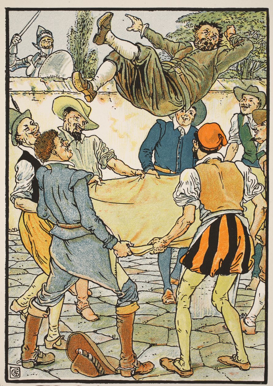 Hoe Sancho de rekening betaalde, illustratie uit 