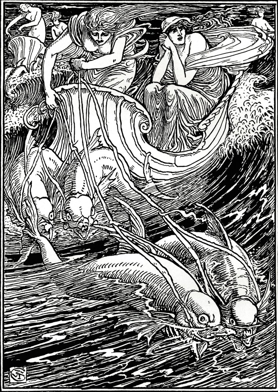 Illustratie voor de Faerie Queene, ca. 1890, 1897 door Walter Crane