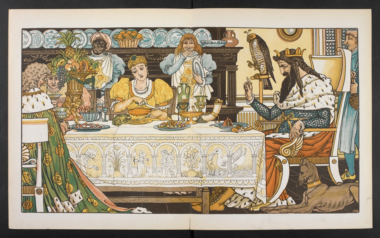 Illustratie voor de Kikkerprins. door Walter Crane