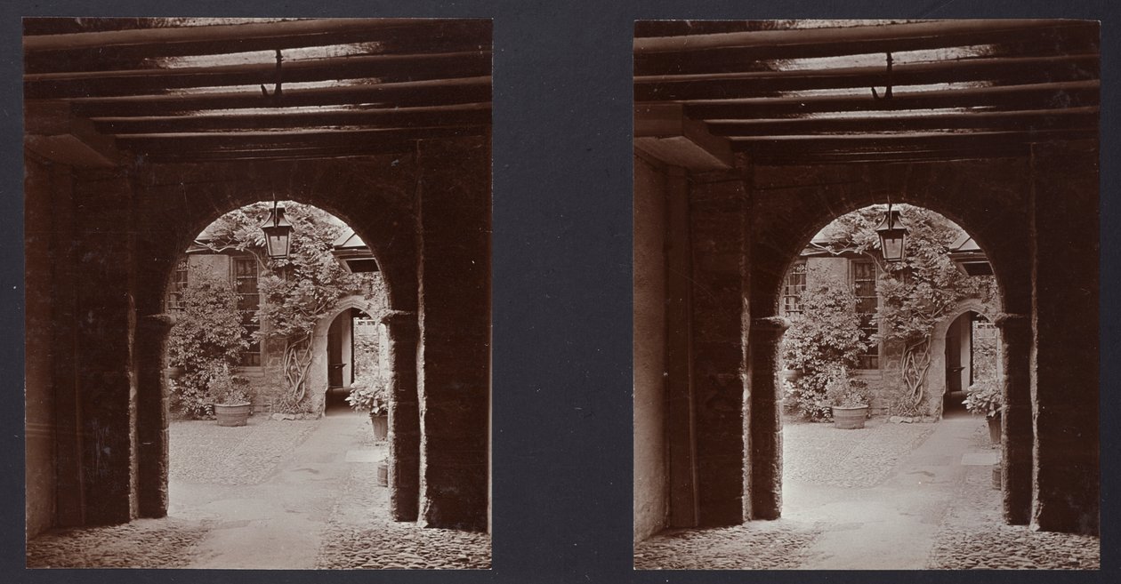 Kathedraal Close, Exeter, Devon, 1913 door Walter Edward Zehetmayr