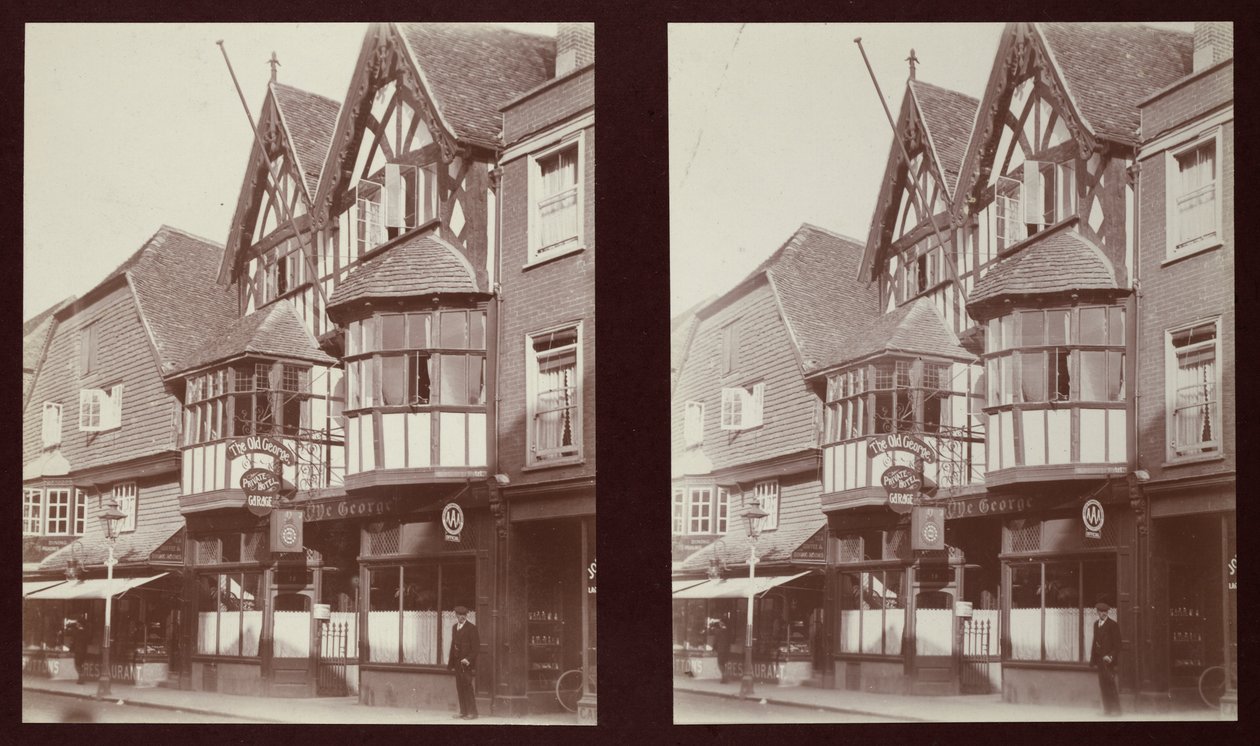 Oude George Inn, 17 High Street, Salisbury, Wiltshire, 1913 door Walter Edward Zehetmayr