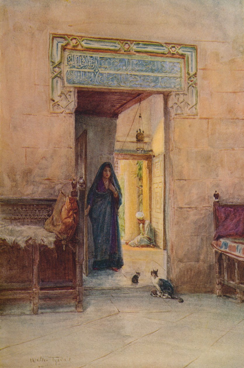 Ingang naar de Hareem, ca. 1905, 1912 door Walter Frederick Roofe Tyndale