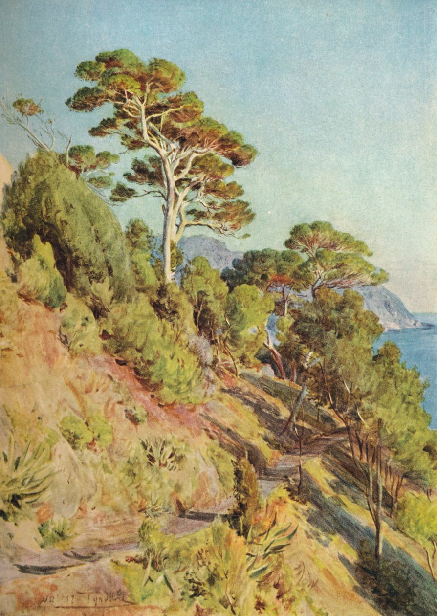 In de Villa Piuma, Sestri Levante door Walter Frederick Roofe Tyndale