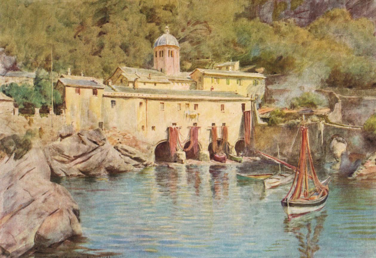 S. Fruttuoso, c1910, 1912 door Walter Frederick Roofe Tyndale