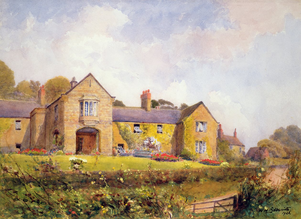 Een Landhuis, 1926 door Walter H. Goldsmith