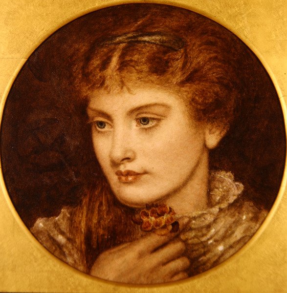 Portret van Emily Knewstub door Walter John Knewstub
