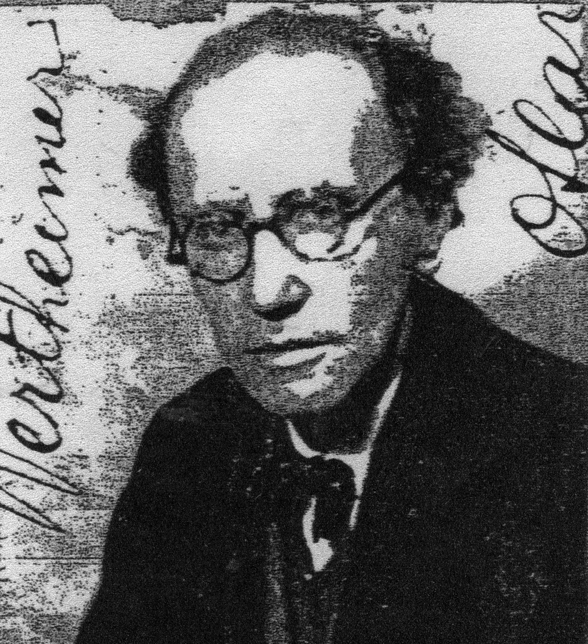 Oskar (Oscar) von Wertheimer, Hongaars schrijver (geb. Wenen 1892- d.1944) (z/w foto) door Walter Limot