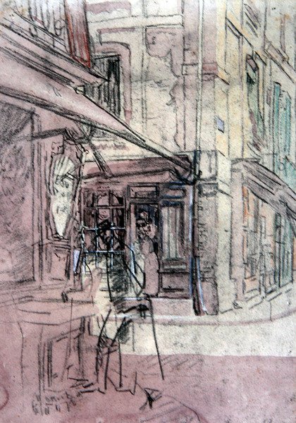 Een Winkel in Dieppe, c.1907 door Walter Richard Sickert