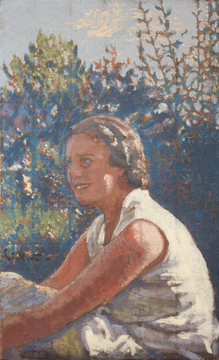 Diana Forbes-Robertson, ca. 1933 (Olieverf op doek) door Walter Richard Sickert