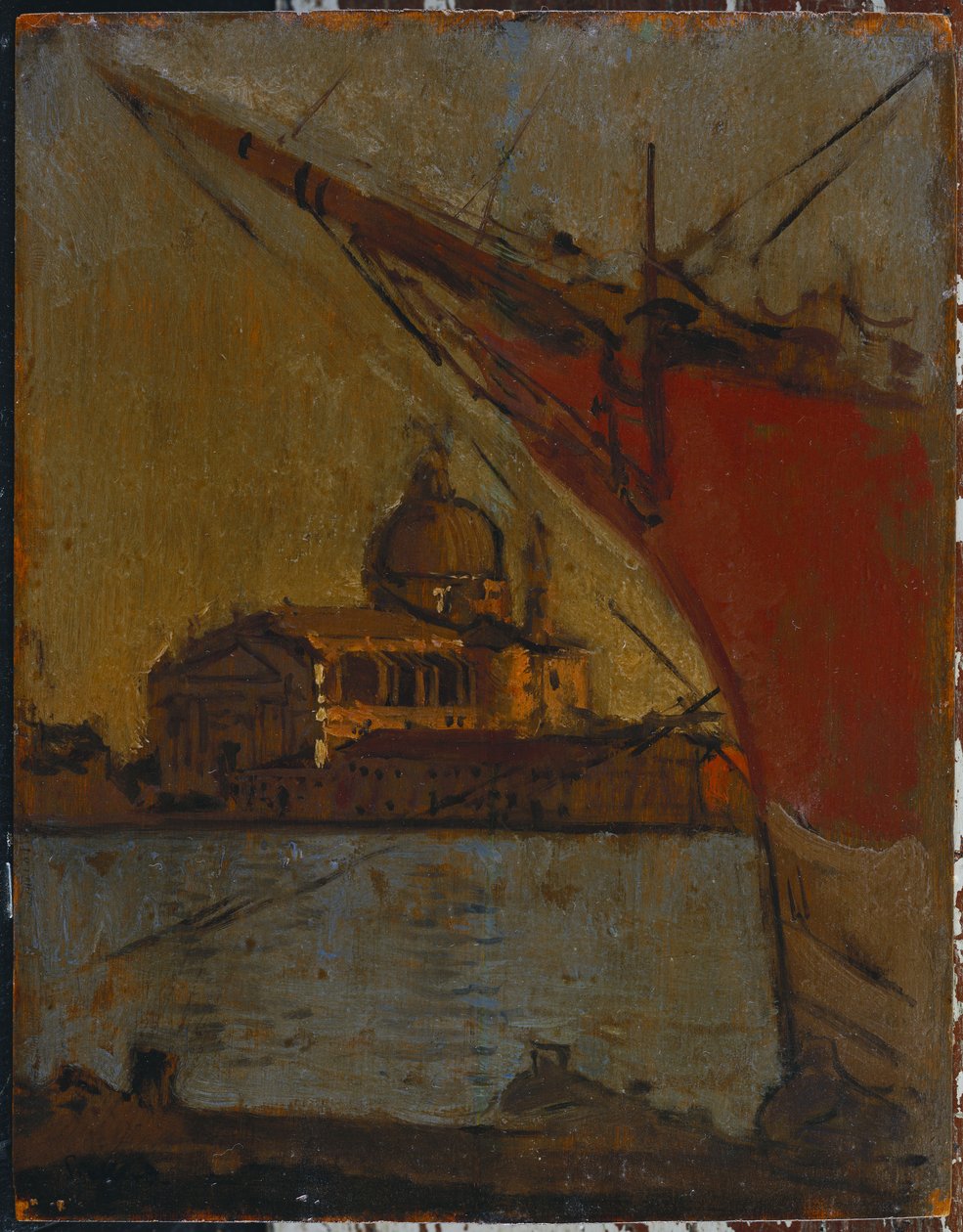 Il Redentore, vanaf de Zattere, Venetië, c.1895-96 door Walter Richard Sickert