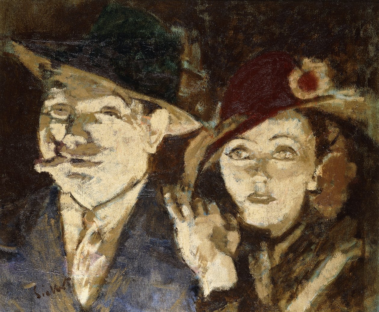 Jack en Jill, ca. 1936-7 door Walter Richard Sickert