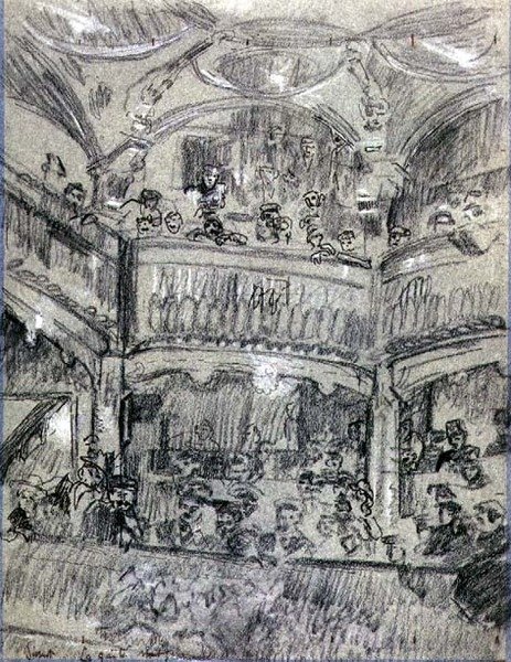 La Gaite Montparnasse door Walter Richard Sickert