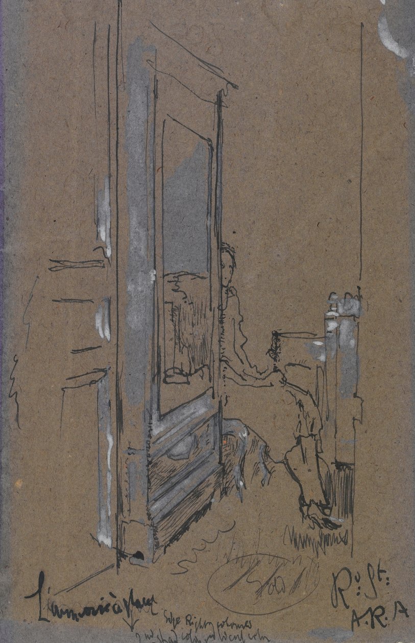 De Spiegelkast door Walter Richard Sickert