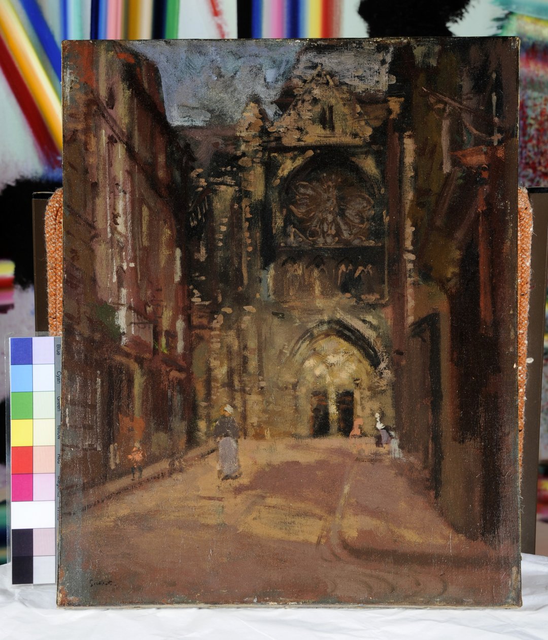 St Jacques, Dieppe, Frankrijk, ca. 1900 door Walter Richard Sickert