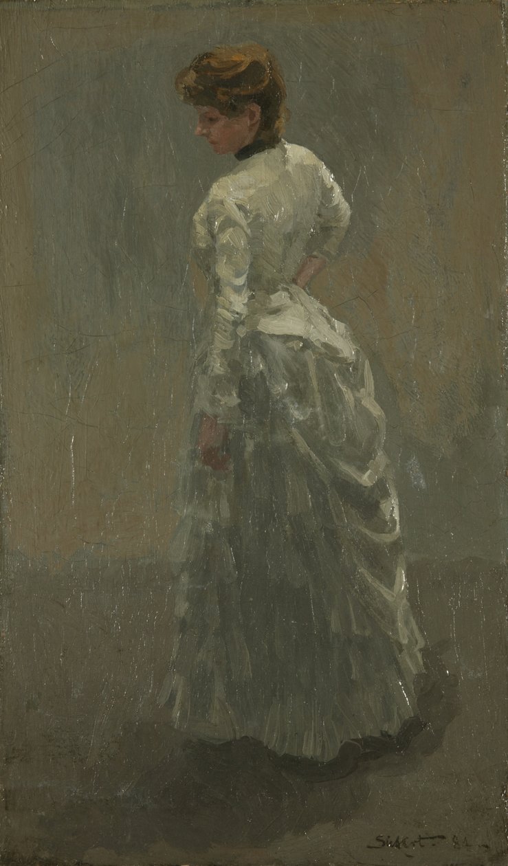 De grijze jurk door Walter Richard Sickert