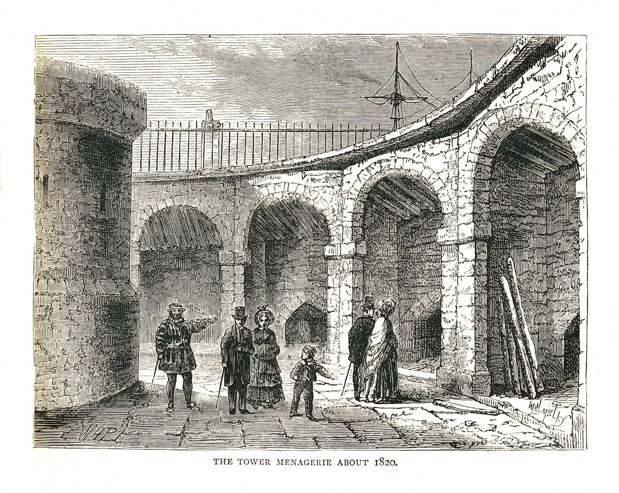 De Toren Menagerie door Walter Thornbury