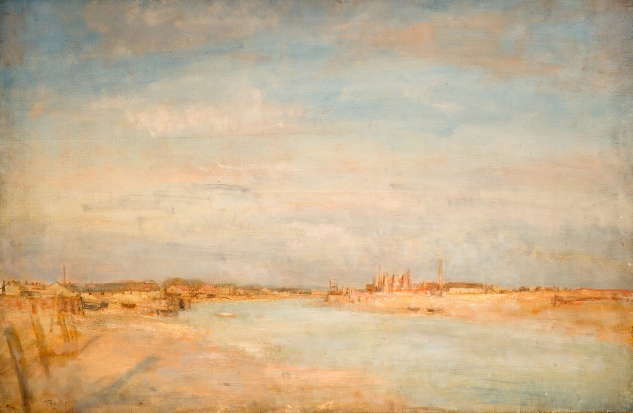 Rivierscène, 1935-1949 door Walter Westley Russell