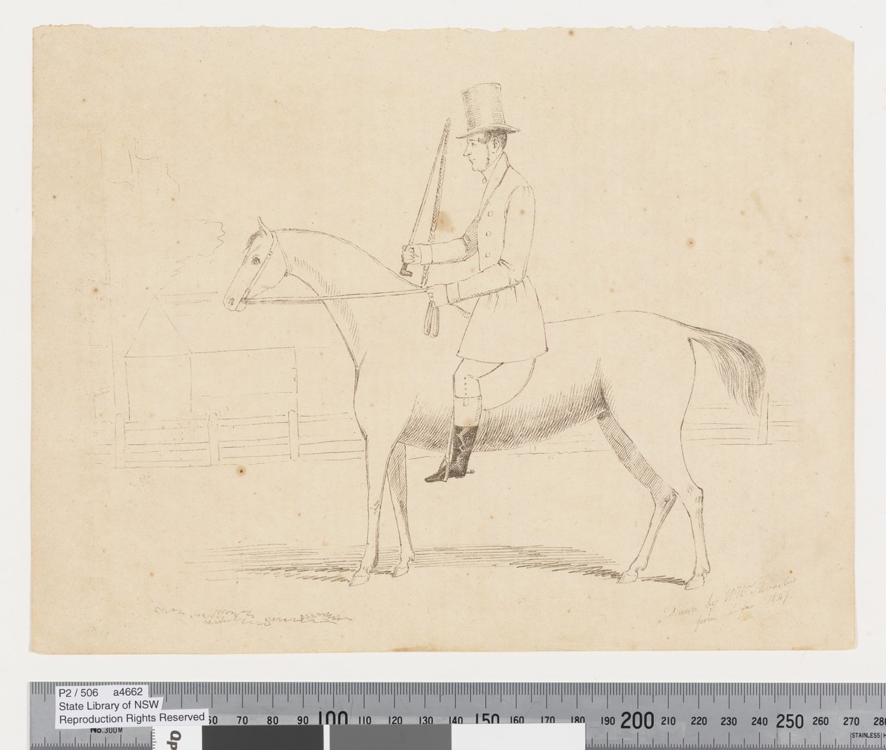 Portret van Henry Reeves, 1847 door Walter William Thwaites