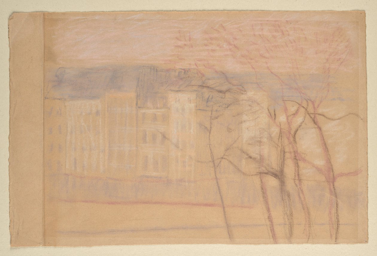 Rij huizen in Parijs, Quai d