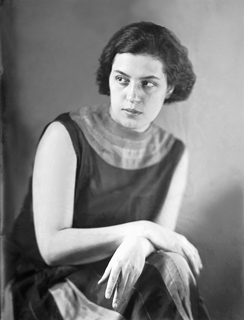 Portret van Anita Pittoni, ca. 1933 (z/w foto) door Wanda Wulz
