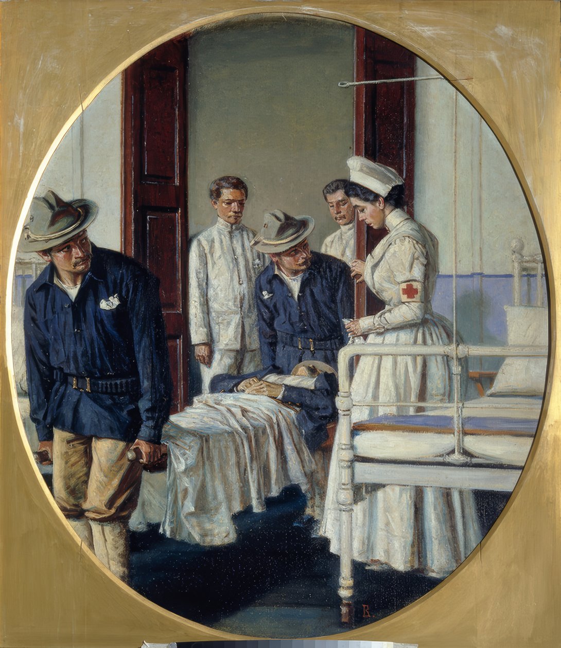 In een lazaret door Wassili W. Werestschagin