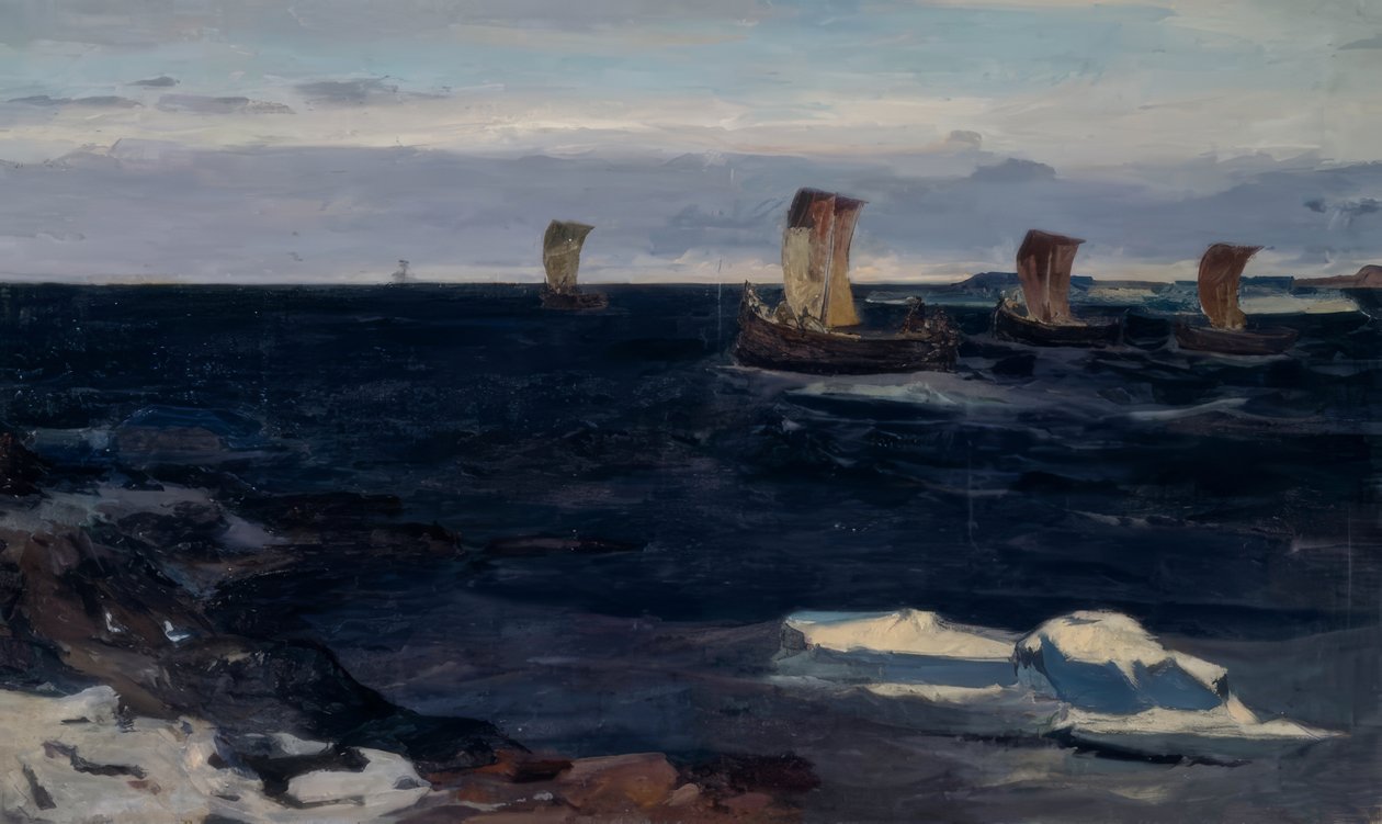 Ontdekkingsreis / Krajnew door Wassili Wassiljewitsch Krajnew