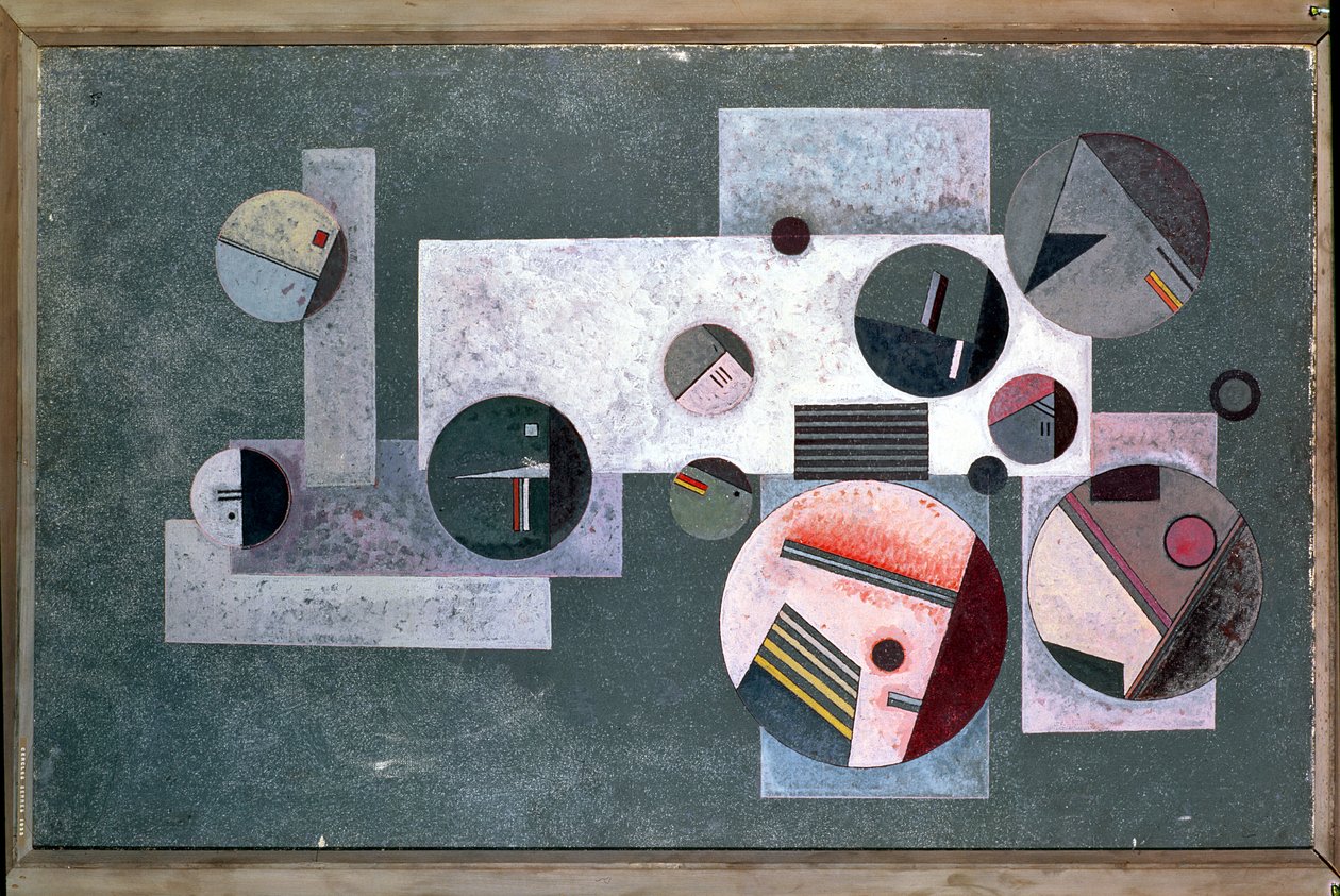 Gesloten Cirkels, 1933 door Wassily Kandinsky