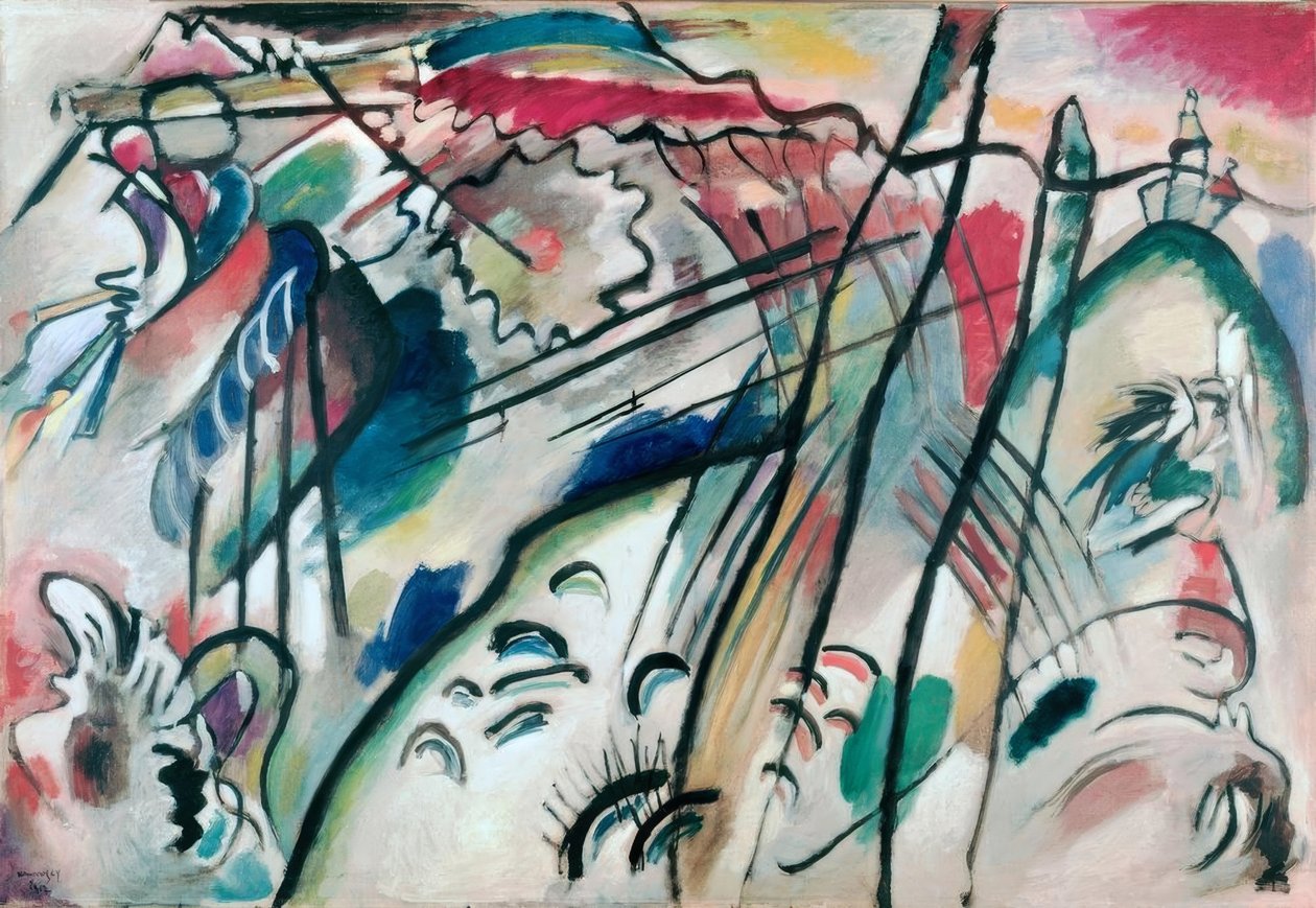 Improvisatie 28 door Wassily Kandinsky