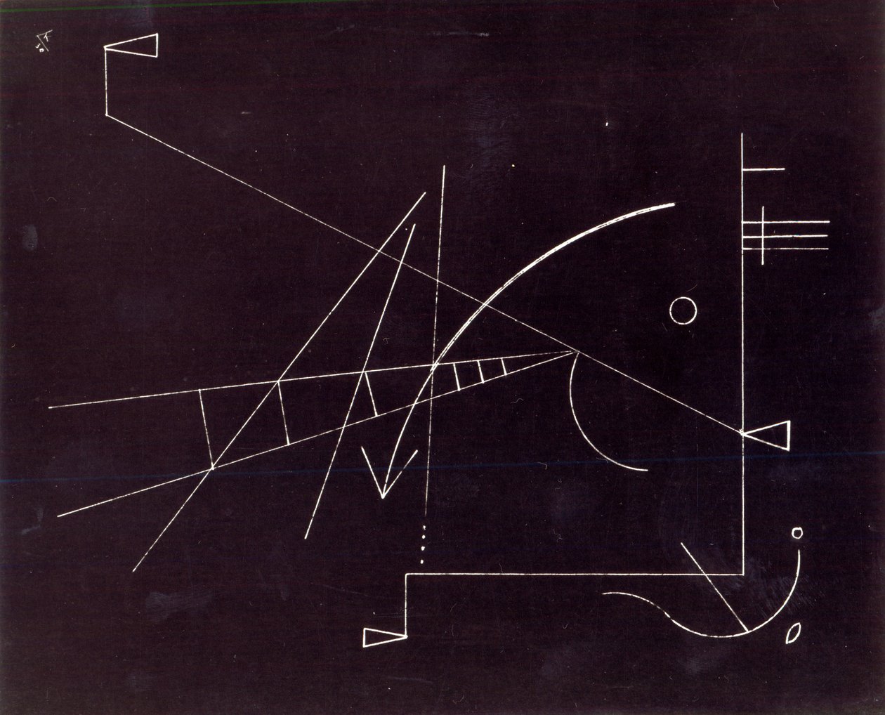 Zonder titel, 1930 door Wassily Kandinsky