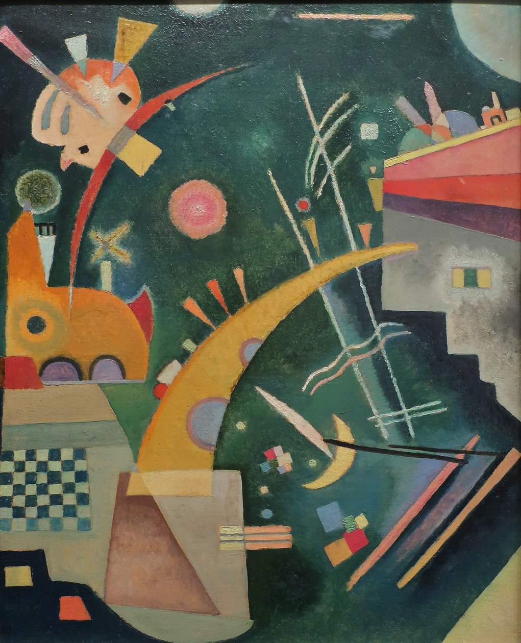 1924 Kandinsky Hoornvorm door Wassily Kandinsky