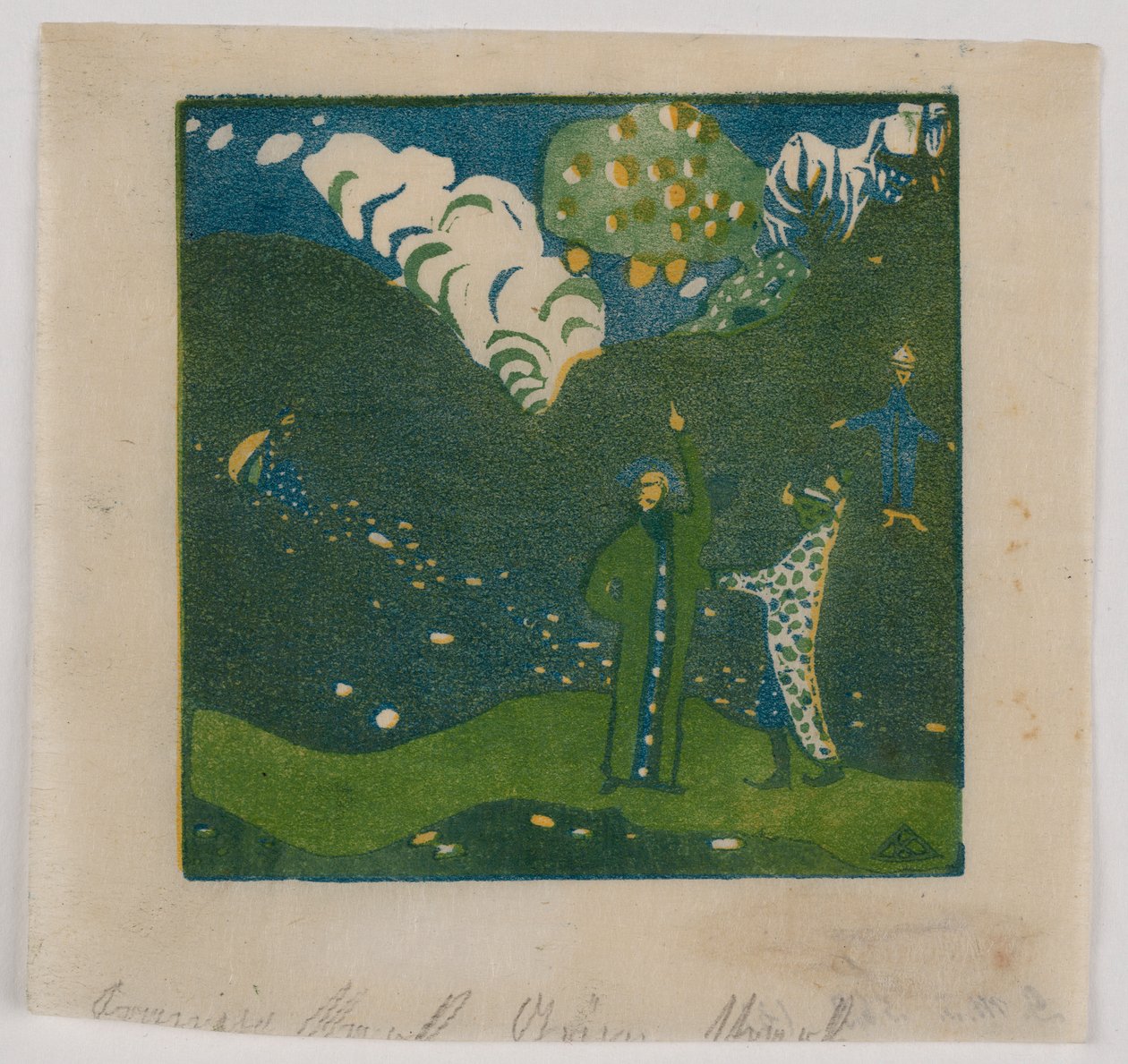 4 exemplaren bij ‘Klänge’, blz. 71 door Wassily Kandinsky