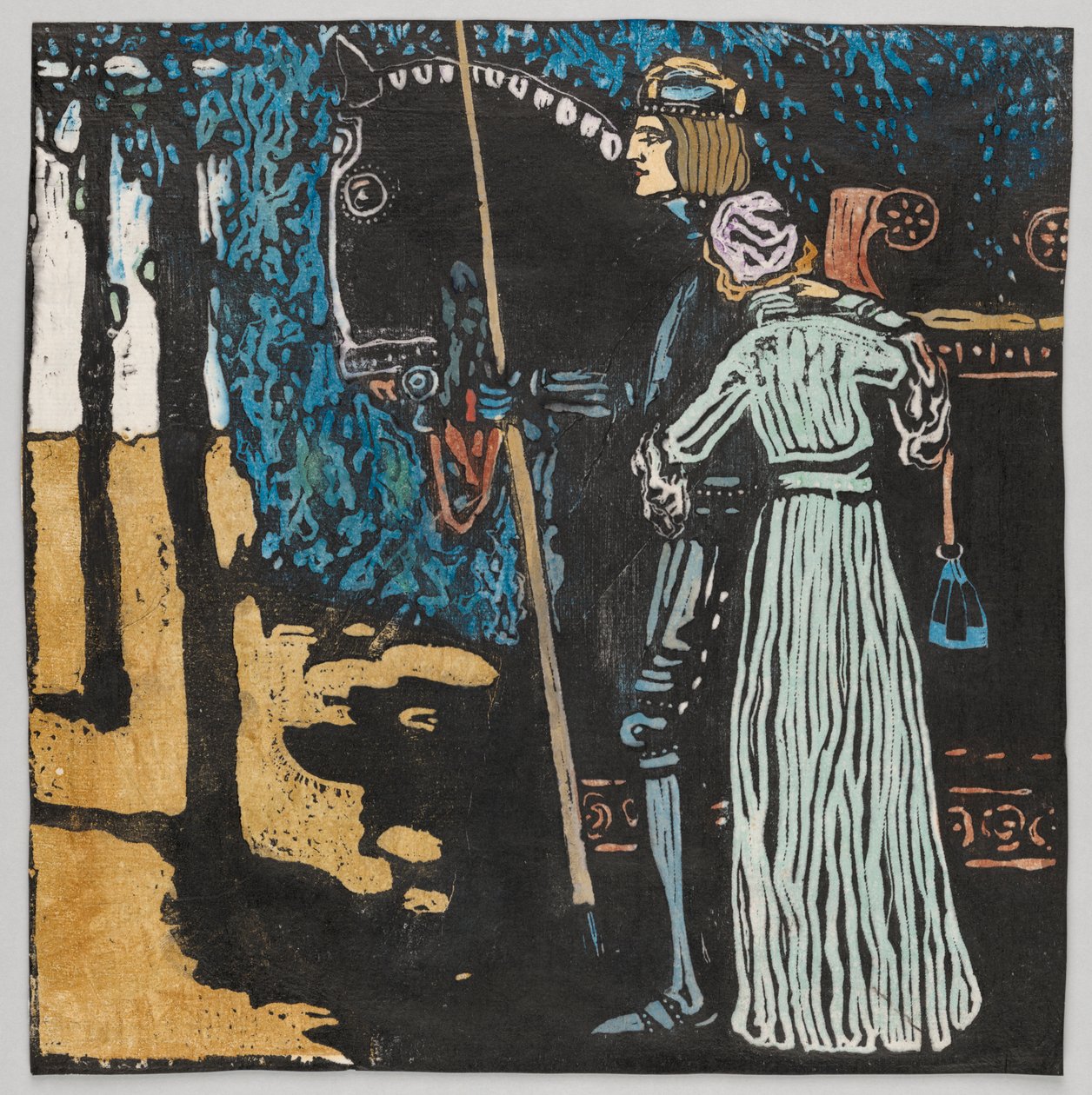 Afscheid (zie GMS 204) door Wassily Kandinsky