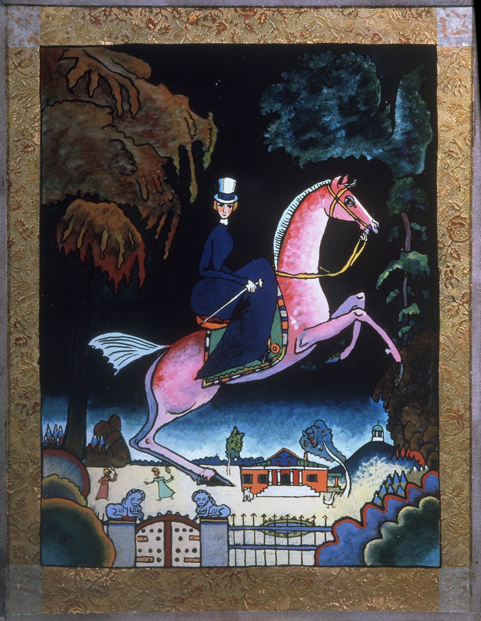 Amazone. Werk van Vassily Kandinsky door Wassily Kandinsky