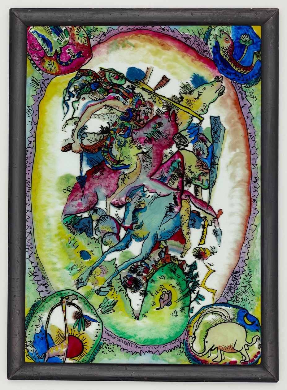 Apocalyptische ruiters II door Wassily Kandinsky