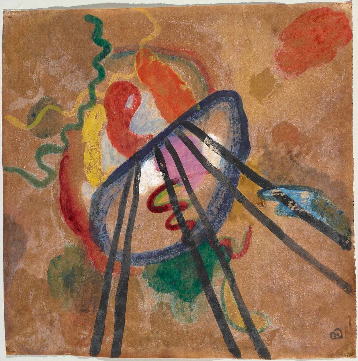 Boot door Wassily Kandinsky