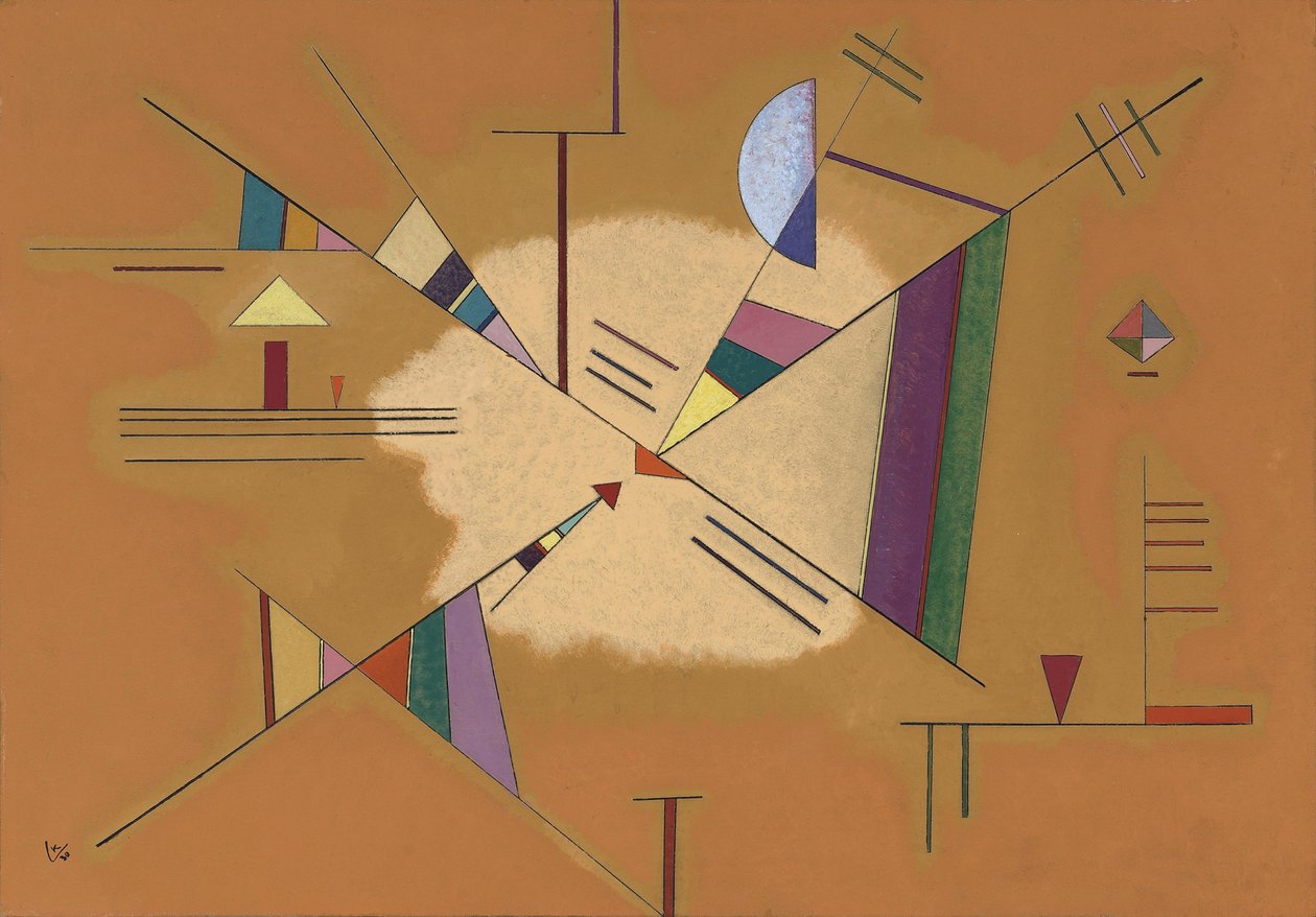 Diagonaal, 1930 door Wassily Kandinsky