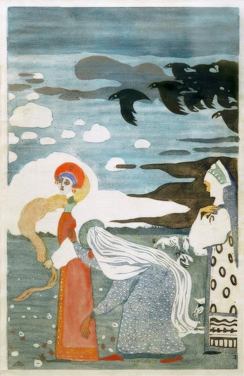 De raven door Wassily Kandinsky