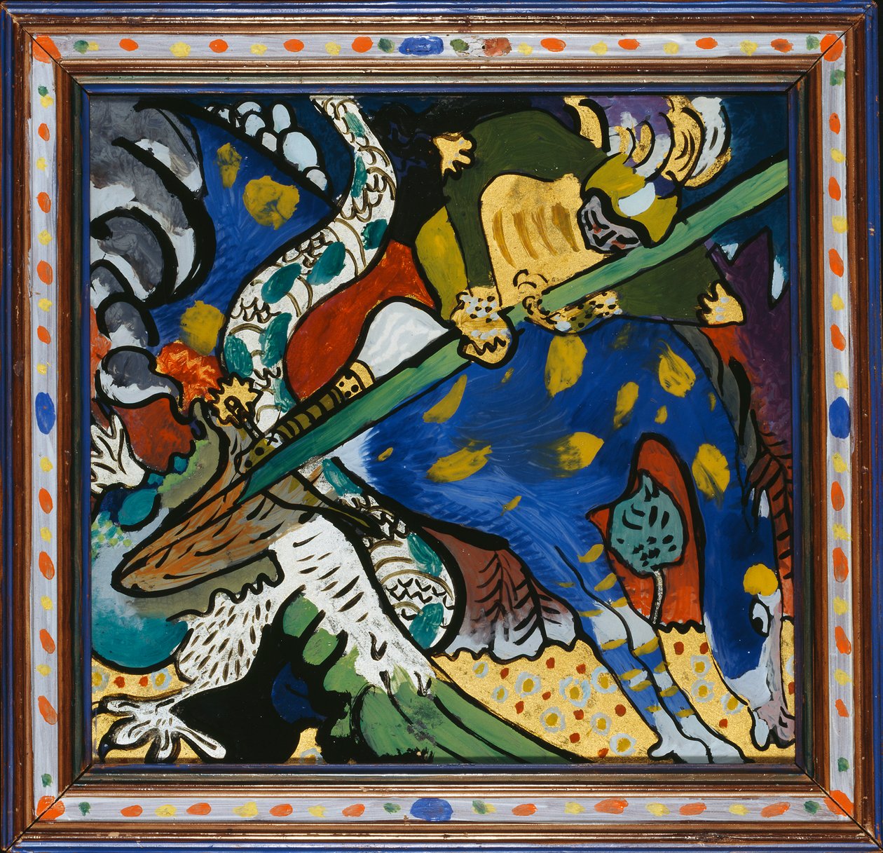 Sint-Joris I door Wassily Kandinsky